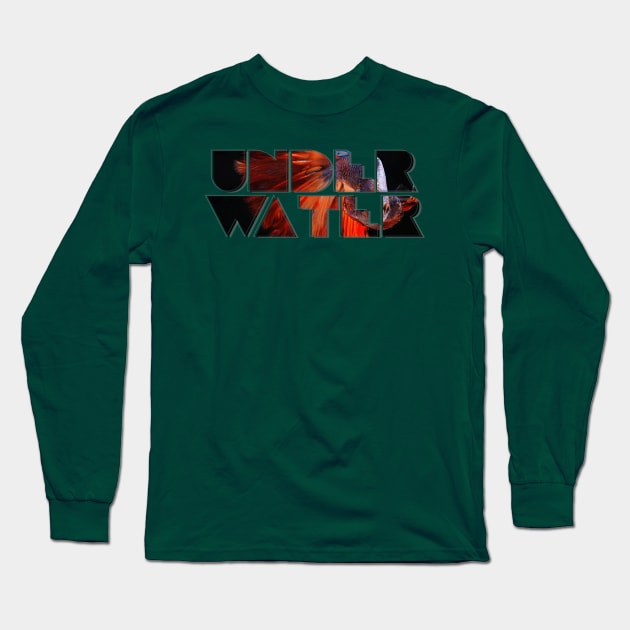 UNDER WATER Long Sleeve T-Shirt by afternoontees